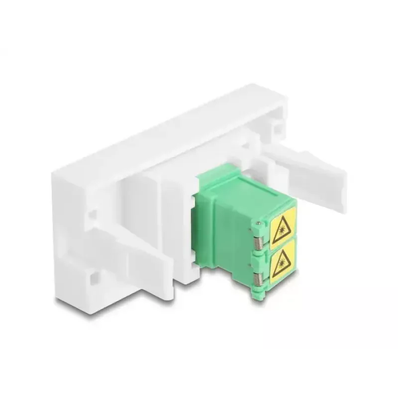 Kabeladapter DeLOCK 90875 LC Duplex groen wit
