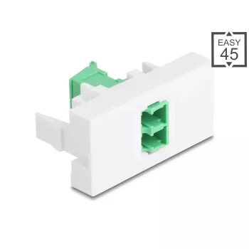 Kabeladapter DeLOCK 90875 LC Duplex groen wit