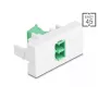 Kabeladapter DeLOCK 90875 LC Duplex groen wit