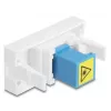 DeLOCK 90878 kabeladapter SC Simplex blauw wit