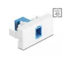 DeLOCK 90878 kabeladapter SC Simplex blauw wit