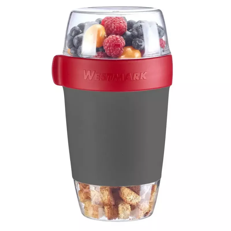Lunchboxset Westmark 52872260 1,15 L grijs rood transparant