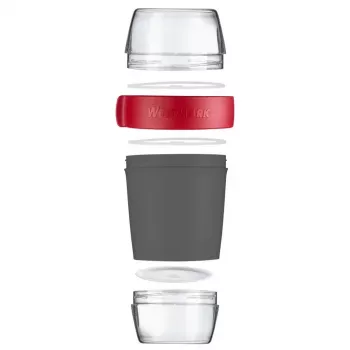 Lunchboxset Westmark 52872260 1,15 L grijs rood transparant