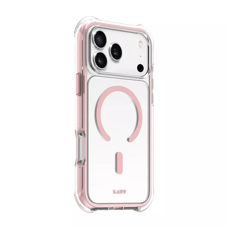 LAUT L_IP25D_AP_P AERO PROTECT hoesje voor iPhone 17 Pro Max, Lace Pink (roze)