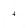 Zelfklevend printeretiket HERMA 8630 A4 105x148 mm