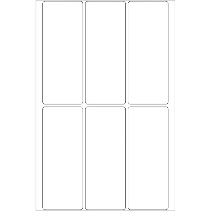 Multifunctionele etiketten HERMA 32x82 mm wit papier mat 192 stuks