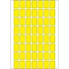 Multifunctionele etiketten HERMA 12x18 mm geel papier mat 1792 stuks