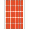 Multifunctionele etiketten HERMA 12x30 mm rood papier mat voor handbeschriftung
