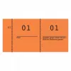 Ticket Avery 869-10-1 100 stuks oranje