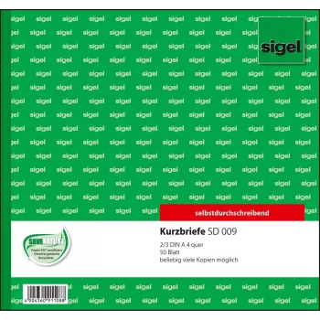 Bedrijfsformulier Sigel SD009