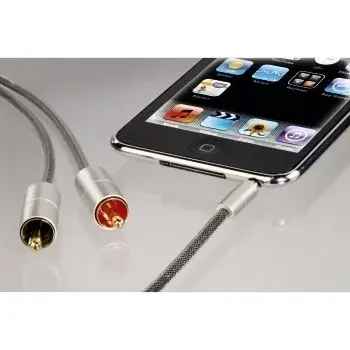 Hama 00080865 audiokabel 2 m 3,5 mm 2 x cinch zilver