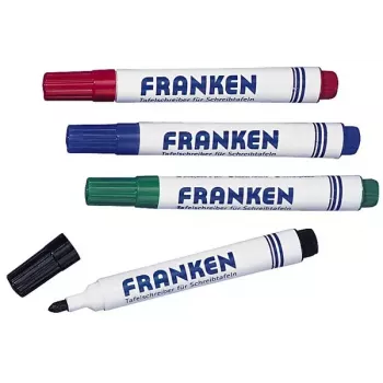Markeerstift Franken Z1903 4 stuks zwart blauw rood