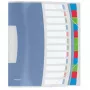 Esselte Divider Book Vivida PP 12 tabs, blauw, veelkleurig, polyvinylchloride (PVC), A4, 266 mm, 20 mm, 320 mm