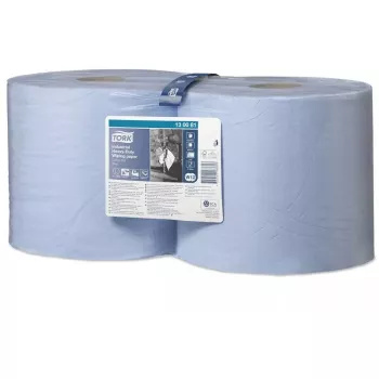 Papieren doekjes Tork 130081 350 vel blauw
