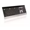 Toetsenbord Rapoo E9270P RF draadloos QWERTZ Duits zwart zilver
