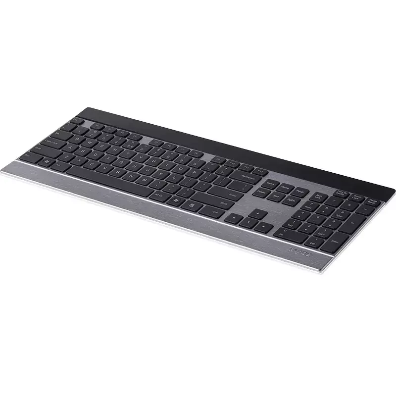 Toetsenbord Rapoo E9270P RF draadloos QWERTZ Duits zwart zilver