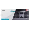 Toetsenbord Rapoo E9270P RF draadloos QWERTZ Duits zwart zilver