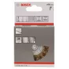 Bosch 2 608 622 130 komborstel, gegolfde messingkleurig gecoate draad, 80 mm, 6 mm schacht
