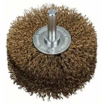 Bosch 2 608 622 130 komborstel, gegolfde messingkleurig gecoate draad, 80 mm, 6 mm schacht