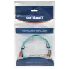 Intellinet glasvezel-patchkabel, OM3, SC/SC, 3 m, aqua, duplex, multimode, 50/125 µm, LSZH, glasvezel, levenslange garantie
