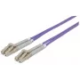 Intellinet 750899 glasvezel patchkabel, LC/LC multimode, 5 m, OM4, 50/125 µm, LSZH, paars