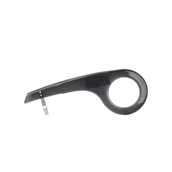 Fischer 85948 universele fietskettingkast, 26-28 inch, 33-38 tanden, zwart/transparant