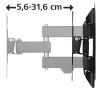 Hama 00118101 tv-muurbeugel 121,9 cm (48 inch) zwart