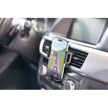 Cellularline Hug - universeel, mobiele telefoon/smartphone, passieve houder, auto, zwart