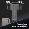 Cellularline Hug - universeel, mobiele telefoon/smartphone, passieve houder, auto, zwart