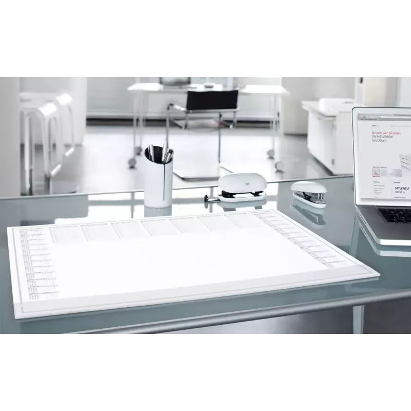 Bureaubladonderlegger papier Sigel HO366 zwart grijs wit