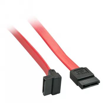 Lindy 0,2 m SATA-internkabel 7-pin naar 90° 7-pin, 0,2 m, SATA III, SATA 7-pin, SATA 7-pin, bus/bus, rood