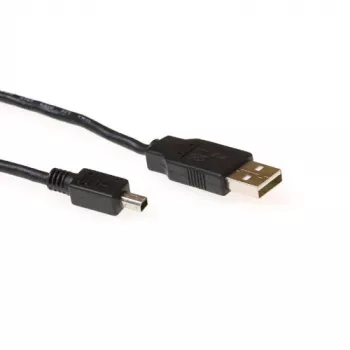 USB-kabel ACT USB 2.0 A-stekker – USB Mini-B-stekker 1,80 m