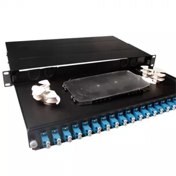 ACT glasvezelpanel 24 x duplex LC singlemode OS2