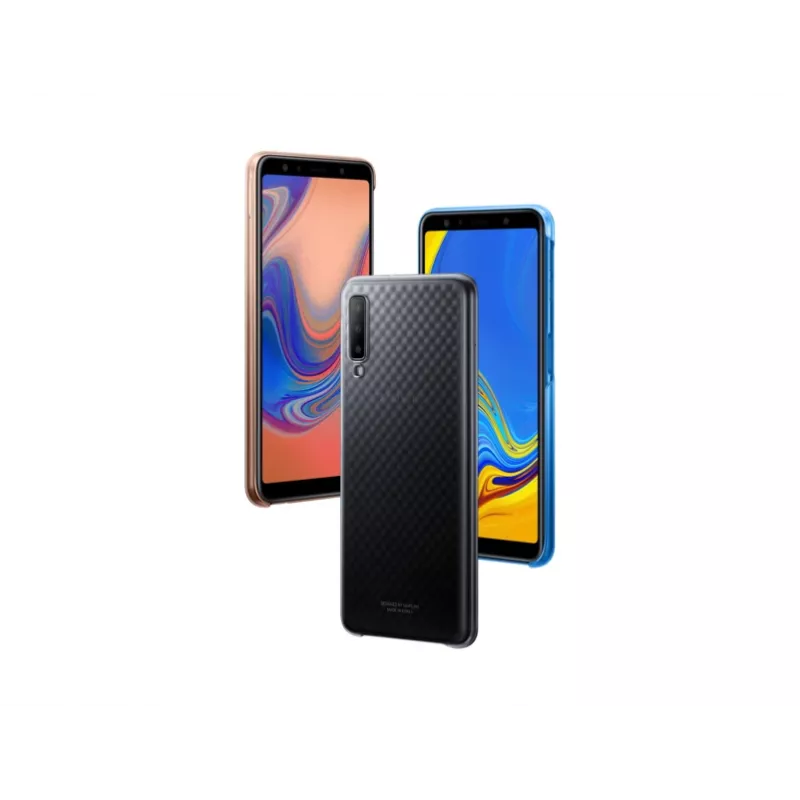 Samsung Gradation Cover EF-AA750 achterkant voor Galaxy A7 (2018), blauw