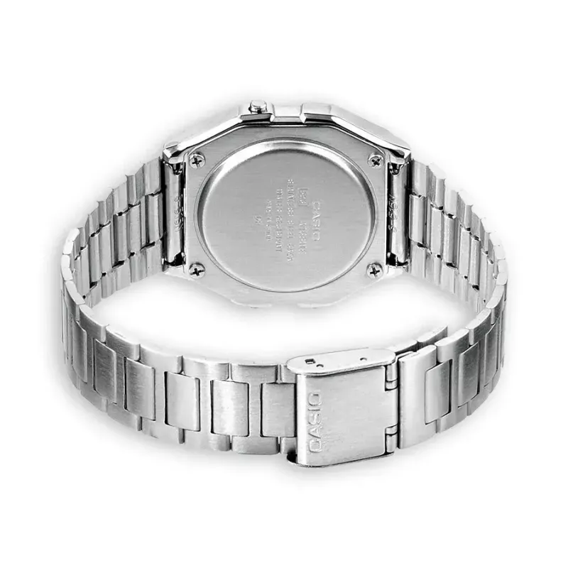 Polshorloge unisex Casio A158WEA-1EF elektronisch zwart