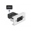 HDMI-module DeLOCK Easy 45 recht 22,5 x 45 mm