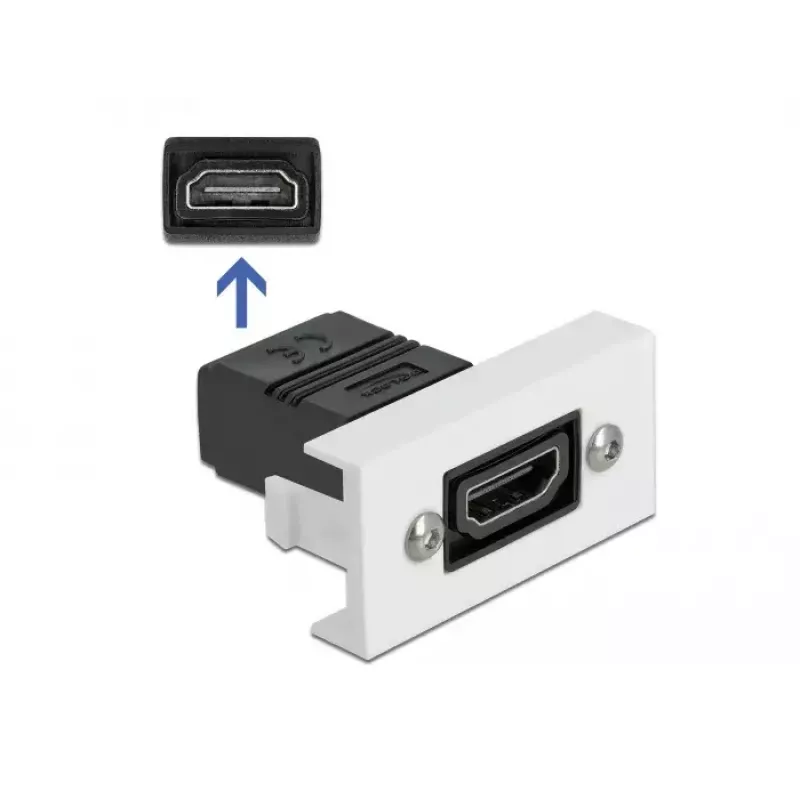 HDMI-module DeLOCK Easy 45 recht 22,5 x 45 mm