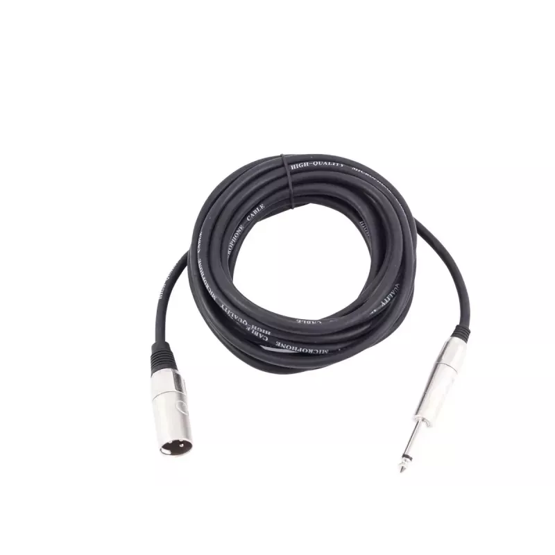 Audiokabel Omnitronic 3022519D 10 m XLR 3-pin 6,35 mm zwart