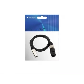 Audiokabel Omnitronic 30225590 Speakon XLR 1 m zwart