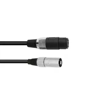 Audiokabel Omnitronic 30225590 Speakon XLR 1 m zwart