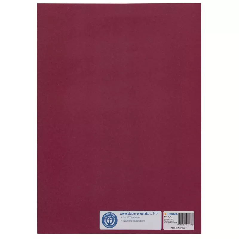 Tijdschriften-/boekomslag HERMA 7047 rood