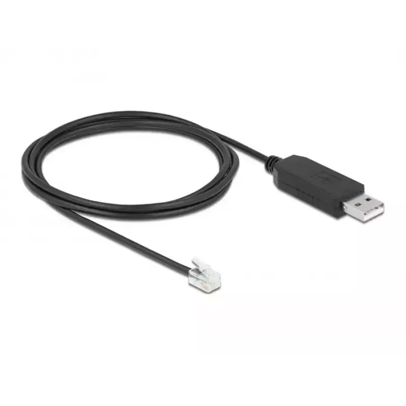 DeLOCK 66738 USB-naar-RS-232-RJ10-adapterkabel voor Meade Autostar