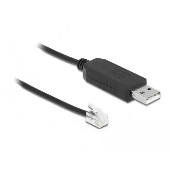 DeLOCK 66738 USB-naar-RS-232-RJ10-adapterkabel voor Meade Autostar