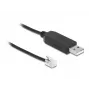 DeLOCK 66738 USB-naar-RS-232-RJ10-adapterkabel voor Meade Autostar