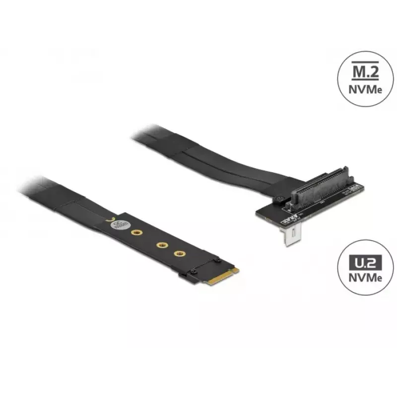 M.2 Key M naar U.2 SFF-8639 NVMe-adapter DeLOCK 64135