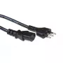 Stroomkabel ACT Powercord Italiaanse stekker - C13 zwart 1,8 m