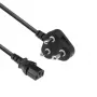 Stroomkabel ACT Powercord India/ZA-stekker – C13 zwart 2,5 m