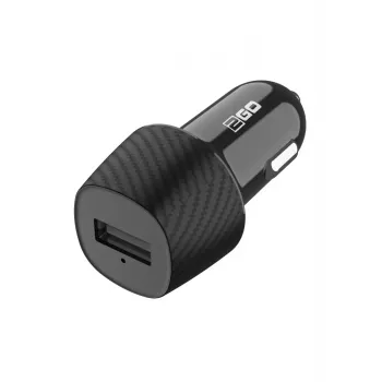 Mobiele oplader 2GO 797258 universeel zwart sigarettenaansteker auto 12/24V