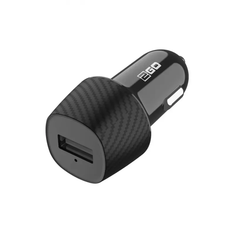 Mobiele oplader 2GO 797258 universeel zwart sigarettenaansteker auto 12/24V
