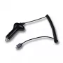 Oplader voor mobiele apparaten 2GO 795571 universeel zwart sigarettenaansteker auto 12/24V